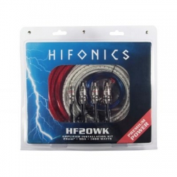 HiFonics HF20WK - zestaw przewodów do montażu wzmacniacza, przekrój 20mm2
